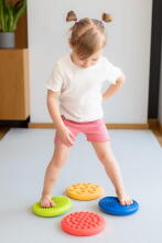 TULLO 615 Sensory discs different textures - 4 pcs.