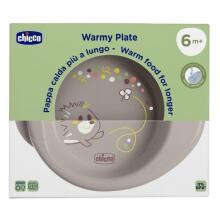 179077 HEATED PLATE GREY 6+