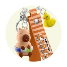 Capybara Happy Life - Key chain capybara, 4 assorted