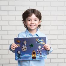 TREFL 62603 Skillmatics Foil Fun Space Creative Kit