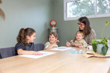 Tiny Love Family Prints Art.244154 rociņas nospieduma izveidošanai