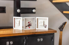 Tiny Love Double Frame Art.244159 White Рамочка тройная для изготовления слепка