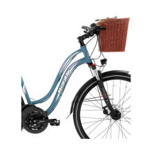 Pilsētas velosipēds Bisan 28 CTX6300  Pelēks/rozā  (Rata izmērs: 28" Rāmja izmērs: S)