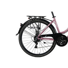 Pilsētas velosipēds Bisan 28 CTX6300  rozā/violets (Riteņu izmērs: 28" Rāmja Izmērs: S)