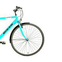 Pilsētas velosipēds Bisan 28 Hardy  Zils/melns (Rata izmērs: 28" Rāmja izmērs: M)