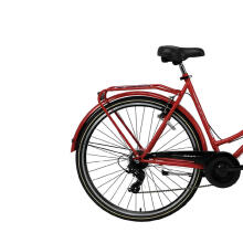Pilsētas velosipēds Bisan 28 Paradise S  Sarkans/pelēks (Rata izmērs: 28" Rāmja izmērs: M)