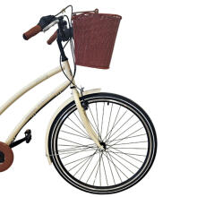 Pilsētas velosipēds Bisan 28 Serenity  Bēšs/sudrabs (Riteņu izmērs: 28" Rāmja Izmērs: M)