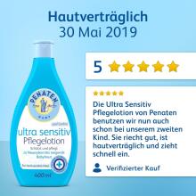 Penaten Skin Ultra Sensitive Lotion Art.244264 Baby face and body milk, 400ml