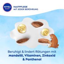 Nivea Almond Oil Nappy Cream Art.244260 Krēms-Autiņbiksīšu zonai ar mandeļu eļļu, 75ml