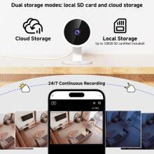 La bebe™ Accessories Wi-Fi Camera 120 Degree Vertical Art.244579  digitālā video uzraudzības ierīce