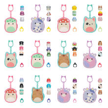 SQUISHMALLOWS CLIP-A-LONGS blind pack with 3 figures, 2,5 cm