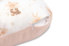 MUSLIN FEEDING PILLOW BALLERINAS PINK