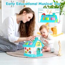 Musical  Baby Playhouse Art.24548 Музыкальная развивающая игрушка Домик, 12+ мес.