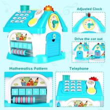 Musical  Baby Playhouse Art.24548 Музыкальная развивающая игрушка Домик, 12+ мес.