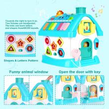 Musical  Baby Playhouse Art.24548 Музыкальная развивающая игрушка Домик, 12+ мес.