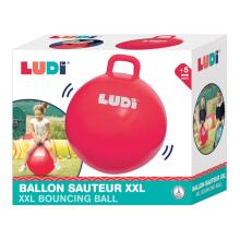 LUDI lēkāšanas bumba, sarkana 55 cm