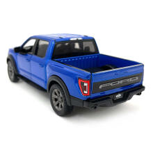 Автомобиль KiNSMART, Ford F-150 Raptor 2022 года, синий