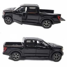 KiNSMART automašīna, 2022 Ford F-150 Raptor, melna