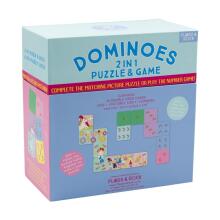 Spēle domino-puzle 2in1, Varavīksnes feja