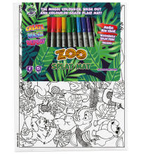 Krāsošanas paklājiņš ZOO