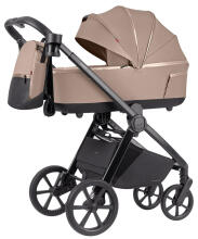 Bērnu ratiņi 2in1 CARRELLO Omega Plus CRL-6540/1 2025 asteroīds bēšs