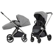 Bērnu ratiņi CARRELLO Ultra CRL-5525 Silk Grey
