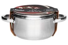Maku Basic katls ar stikla vāku, tērauda, 2 L, 18 cm