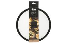 Maku stikla vāks ar silikona malu 28 cm