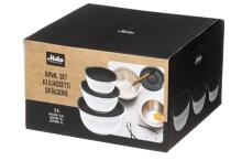 Maku Bowl steel with lid 3 pcs