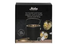 Ведерко для льда и щипцы Maku 1,3 л