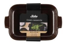 Maku Oven dish brown edition 20,5x13 cm