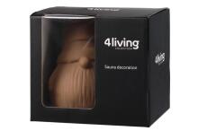 4Living Pirts dekors Santa brūns