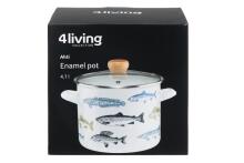 4Living Enamel Pot Ahti 20 cm