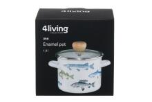 4Living Enamel Pot Ahti 16 cm