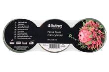 4Living Floral пенопластовый мини-цилиндр 3 шт.