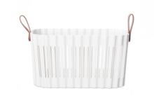 4Living Storage basket Air white 27x18x14,5 cm