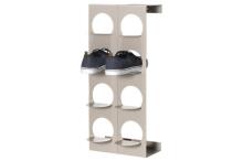 4Living Shoe rack Clip greige for 4 pair of shoes