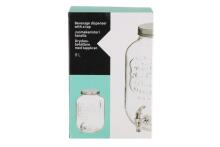 Glass jar for beverage 8 L