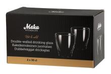 Maku Double walled glass 30 cl 2 pcs