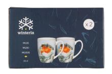 Winteria Mug robin 2 pcs 33 cl