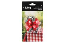 4Living Tablecloth weight 4 pcs strawberry