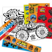 HOT WHEELS MOSTER TRUCKS Набор для творчества с наклейками