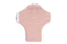 MUSLIN CARRY-COT SWADDLE BLANKET BALLERINAS PINK