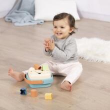 Маленький зеленый сортировщик SMOBY в корзине из биопластика