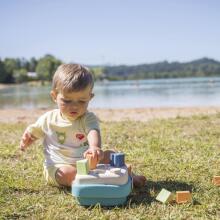 SMOBY Little Green Set Boat Tower Sorter Bioplastic