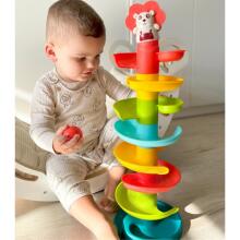 WOOPIE BABY Spirālveida Bumbu Sliežu Komplekts + 6 Bumbiņas