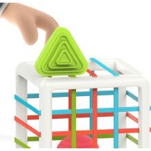 WOOPIE BABY Flexible Sensory Cube Sorter for Children Colorful Shapes