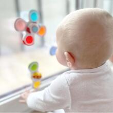 WOOPIE BABY Spinner Sensorā rotaļlieta Raķete Citplanētietis NLO 3 gab.