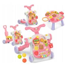 WOOPIE BABY 5in1 bērnu staigulītis daudzfunkcionāls rozā 1+