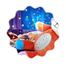 WOOPIE BABY 2в1 Розовый плюшевый мишка Спящий проектор - 10 колыбельных